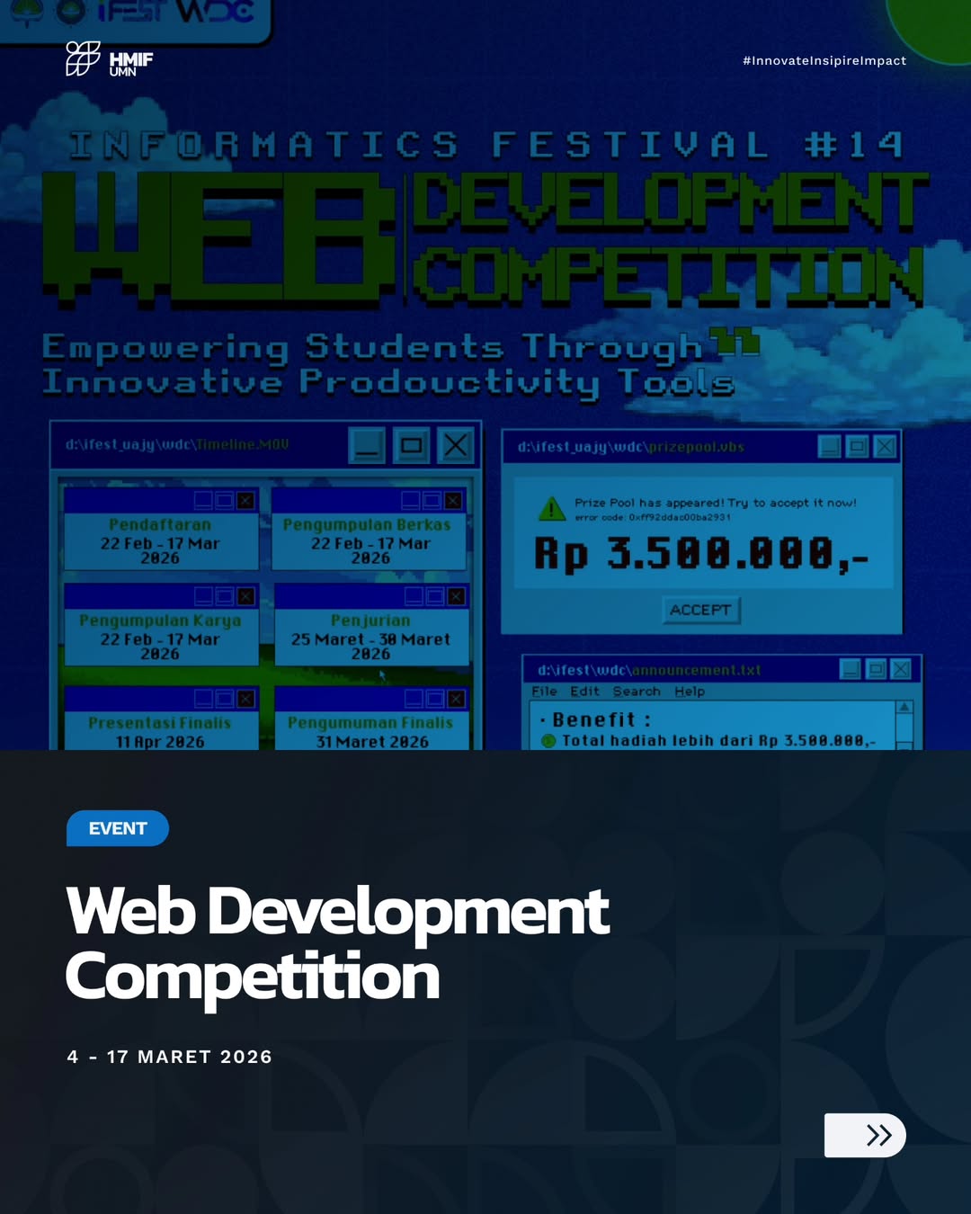 Tantang Skill Coding Kamu di Web Development Competition 2026