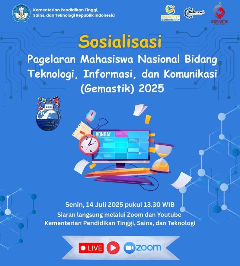GEMASTIK 2025: Ajak Mahasiswa Berinovasi di Bidang TIK untuk Kemandirian Bangsa