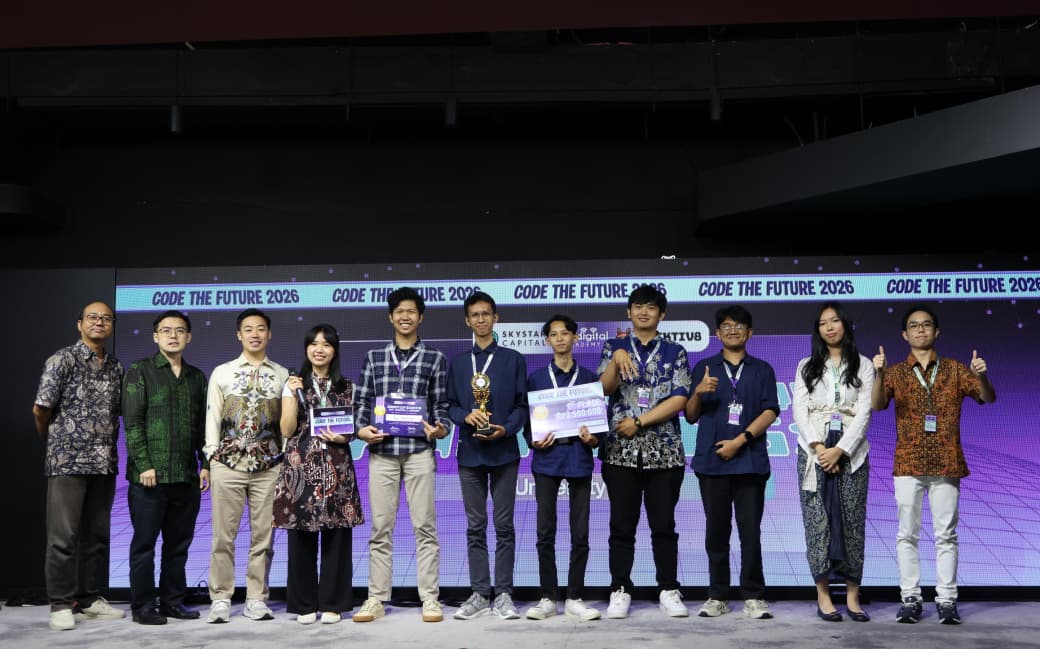 Tim Mindstream Bawa Pulang Juara 1 Nasional di Ajang Code the Future AI Summit 2026